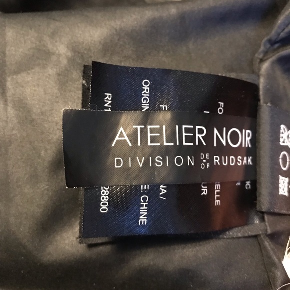 Black Men’s Atelier Noir winter jacket - small - Picture 5 of 6